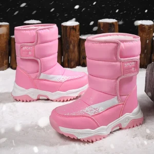 Winter Outdoor Children Boots Princess Elegant Girls Shoes Water Proof Girl Boy Snow Boots Kids Warm High Quality Plush Boots - AliExpress Children's Shoes