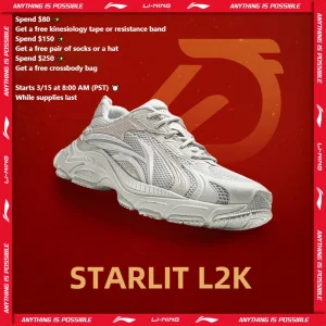 Li-Ning Men's STARLIT L2K Lifestyle Shoes Cushioning Lightweight Rebound Comfortable LiNing Trendy Casual Sneakers AGLW005 - AliExpress Sneakers
