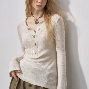 DIDDI MODA Thiened Henry Collar Knitted Base irt Wide Sve Loose Women's Autumn Winter Sweater Girl's Sle Pure E-comm... - AliExpress Sweaters&Jumpers