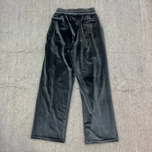 Retro Silk Fabric Vertabrae Sweatpants High Street Casual Long Trousers Loose Fit Faionable Urban Youth Summer Casual - AliExpress Pants