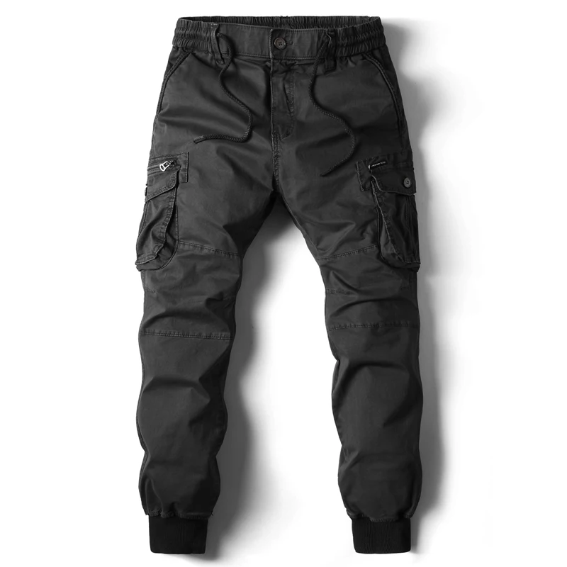 Cargo Pants Men Jogging Casual Pants Cotton Full Length Military Mens Streetwear Mens Work Tactical Tracksuit Trousers Plus Size - AliExpress Pants