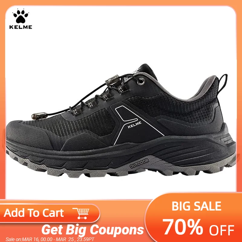 Kelme Outdoor Hiking Shoes Men's Casual Sports Shoes Lightweight Hiking Shoes Anti Slip Hiking Men's Shoes - AliExpress Sneakers