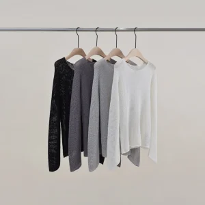 Spring and Summer Knit Sweater Slack and Hollow Top Loose Versatile Blouse for Women - AliExpress Sweaters&Jumpers