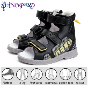 Ankle Support Children's Orthopedic Sandals, Corrective and Prophylactic Orthotics Walking Shoes for Girls Boys with Thomas Heel - AliExpress Children's Shoes