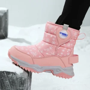 Hot Sell Girls Boots Children Snow Boots For Boys Fashion Sneakers Winter Kids Warm Snow Boots Sport Fashion Leather Shoes - AliExpress Children's Shoes