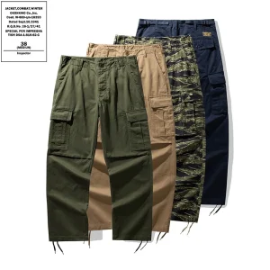 OKONKWO M-65 Field Pants M65 military trousers tiger camouflage M51 multi-pocket overalls - AliExpress Pants