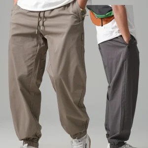 Chandasui Men's Casual Pants Lightweight Spring Summer Dstring Trousers Commuter Versatile Loose Fit Straight Leg Pants - AliExpress Pants