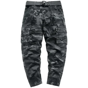 VIP Men's Camouflage Work Pants Straight Leg Outdoor Casual Trousers Multiple Pockets Tactical Loose Fit Fashion Urban Style - AliExpress Pants