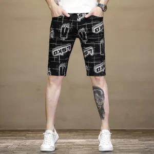 Trendy Casual Men's Mid-Waist Sports Shorts Summer Thin Five-Point Beach Straight Leg Printed Plaid Lightweight Breathable - AliExpress Pants