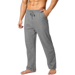 2025 New Spring Autumn Comfort Casual Sports Pants Men's Loose Breathable Quick Drying trousers Men Solid Color Straight Pants - AliExpress Pants