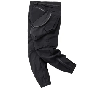 Men Spring Loose Outdoor Multi Pocket Zipper Design Sports Casual Trousers Deconstructed Spliecing Styl Cargo Pants - AliExpress Pants