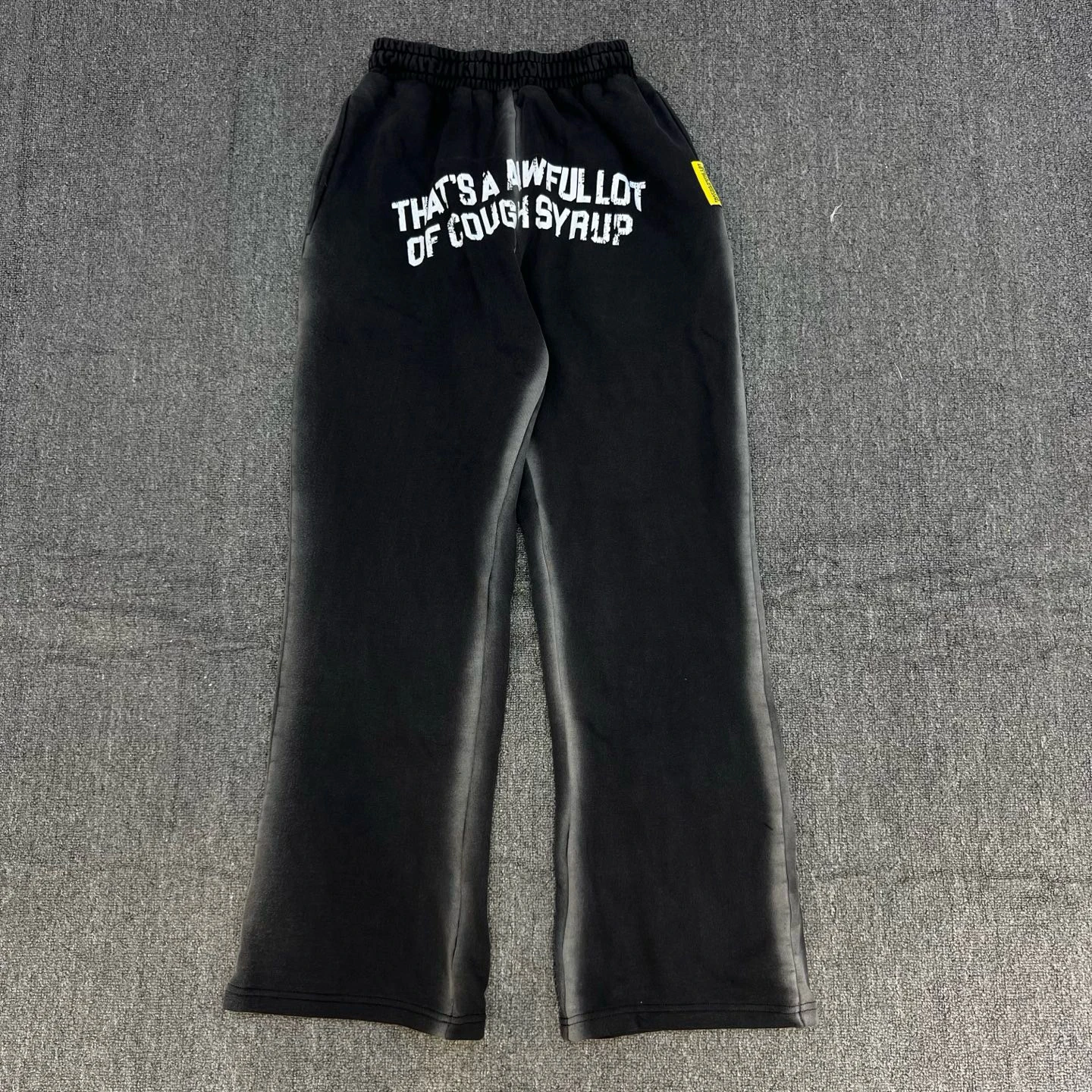 Street Sle Cough Syrup Print Relaxed Fit Long Pants Vintage Lettering Casual Trousers Youth Faion Summer Wear for Men - AliExpress Pants