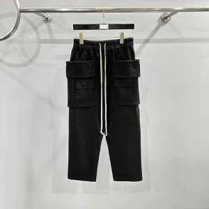 Top Quality RK Design Gothic Double Ring Knit Stonewashed Cotton Cropped Women Men Casual Pants Joggers 8/10 Length Pants - AliExpress Pants