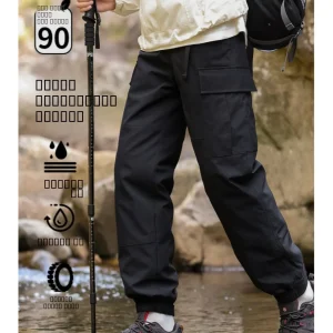 Outdoor Men's Thiened 90 down Fce Lined Tee-Proof Workwear Pants Casual Straight Leg Trousers Faionable Youth Brand - AliExpress Pants