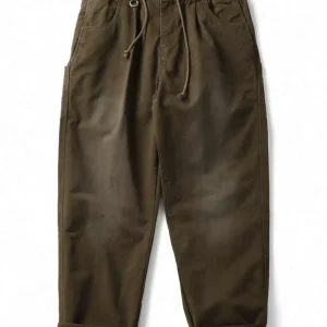 Japanese Retro Trendy Washed Solid Color Pants Distressed Loose Straight Wide Leg Casual Long Trousers - AliExpress Pants