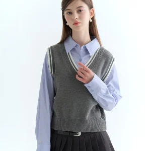 American Retro College Sle Knitted Sweater Women's Casual Versatile Top Spring 2026 New Arrival Soft Wool Blend Long Sve... - AliExpress Sweaters&Jumpers