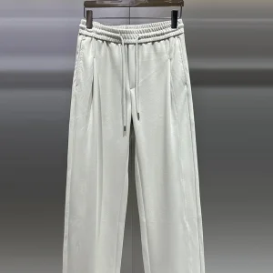 Spring Summer Trendy Brand Men's Straight Leg Casual Pants Loose Comfortable Long Loose Fit Sweatpants Elastic Treaent - AliExpress Pants