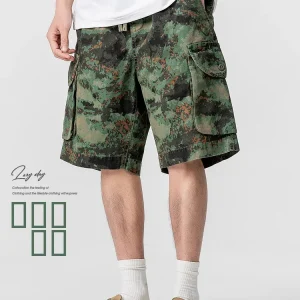 LAZY DAY Original Men's Casual Camouflage Work Pants Summer Trendy orts Large ket Comfortable Cotton Youth Active Sle - AliExpress Pants