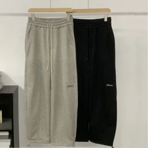 Trendy Thiened Fce Lined Wide Leg Casual Pants for Couples Autumn Winter New Sle Men Women Loose Fit Straight Tube Tro... - AliExpress Pants