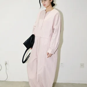 Blue Studios 026 High Waist Jumpsuit Casual Loose Women's Commuter Style Long Pants Cotton Fabric Straight Leg Jumpsuit - AliExpress Jumpsuits&Rompers