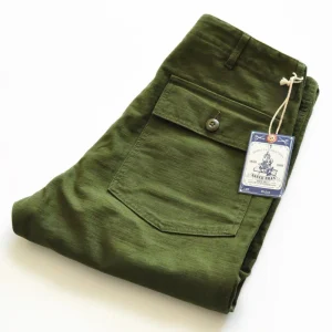 Thickened Classic Men's Casual Pants Vintage Retro Original Version Replicated Straight Leg Wide Leg Button Fly Cotton Youth ... - AliExpress Pants