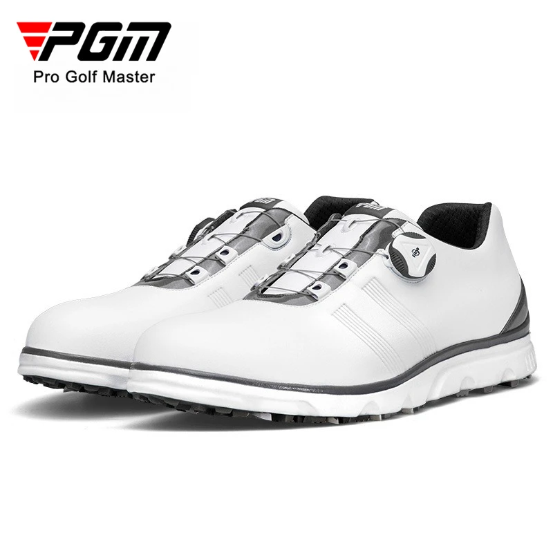 PGM Golf Sneakers Men's Waterproof Side Slip Resistant Rotating Lace Sports Shoes XZ164 - AliExpress Sneakers