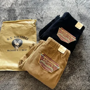 Vintage Corduroy Heavy Cotton Drawstring Straight Leg Men's Straight Leg Casual Pants With Stylish Overalls - AliExpress Pants