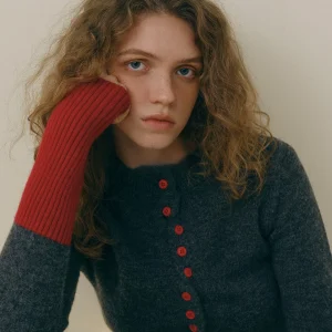 Rina Berry Soft Wool Blend Knitted Cardigan Color Blo Commute Friendly Autumn ential Pure Color Vintage Sle Women's Sw... - AliExpress Sweaters&Jumpers