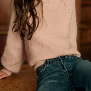 Soft Cozy Ma Hai Mohair Sweater Button Slant Sve Lantern Sve Women's Knitted Sweater Commute Sle Loose Fit Long Sve - AliExpress Sweaters&Jumpers