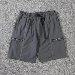 Men's Casual Nylon Work Shorts Quick Dry Multi-Pocket Breathable Five-Quarter Length Summer Shorts Functional Style Loose Fit - AliExpress Pants