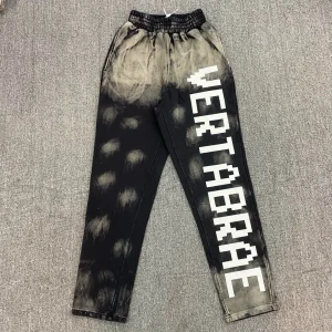 Casual Men's Tie Dye 3D Sports Long Pants American Trendy Brand High Street Vertabrae Sweatpants Straight Leg Loose Fit Summer - AliExpress Pants
