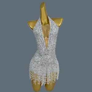 Women Sexy Backless Crystal Diamonds Beading Mini Rompers Luxury Evening Party Bar Nightclub Stage Performance Bodysuit - AliExpress Jumpsuits&Rompers
