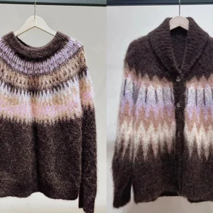 Lav Wave Fair Isle Camere Knitted Open Cardigan Women's Sweater Autumn Winter New Sle Commute Sle Long Sve roun... - AliExpress Sweaters&Jumpers