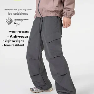 Mmoptop Men's Casual Trousers Outdoor Workwear Nylon Fabric Wear-Resistant Spring Autumn Seasonal Commuting Sle Loose Fit - AliExpress Pants