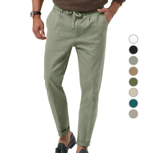 2025 Casual Pants Men's Casual Trousers Spring and Autumn New Straight Solid Color Trousers Men's Clothing - AliExpress Pants