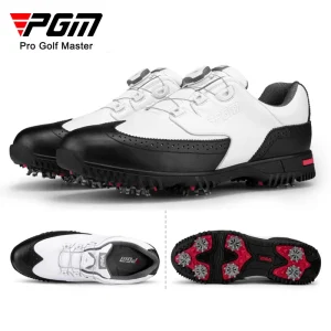 BRAND PGM Real Leather Mens Quick Lace Golf Shoes Long Spike Waterproof Golfer Boots Comfortable Athletic Sneakers XZ240 - AliExpress Sneakers