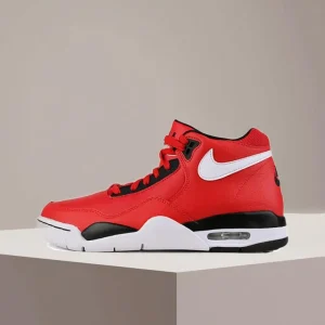 Nike Flight Legacy Mid-Top Retro Basketball Shoes with Slip-Resistant, Durable, and Cushioned Construction - Unisex BQ4212-600 - AliExpress Sneakers