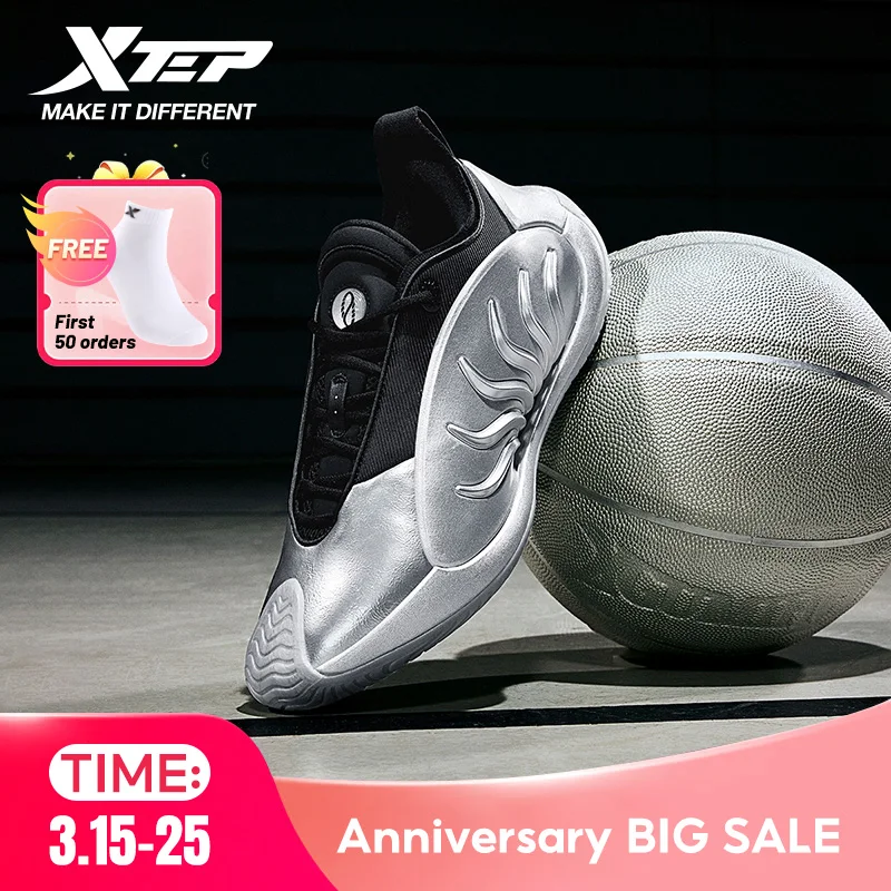 Xtep Sky 2.0 Basketball Shoes 2026 Spring For Man Shock Absorption Non-Slip Comfortable Trendy Sneakers Outdoor 874119120008 - AliExpress Sneakers