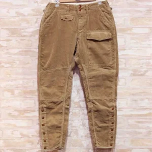 Retro Thi Corduroy Striped Work Pants Pure Cotton  Pants Couple Sle 9 Point Slim Fit Men's Casual Trousers - AliExpress Pants