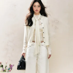 7iftin Original Design High-End ay-White Double-Color Knitted Sweater Korean Sle Retro Versatile Open Cardigan - AliExpress Sweaters&Jumpers