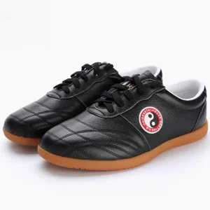 Genuine Cowhide Leather Tai Chi Shoes for Kung Fu Wushu Martial Arts Soft Flexible Sole Light weight Men Women Footwear - AliExpress Sneakers