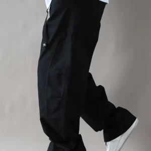 American Retro Casual Pants Men Loose Straight Leg Wide Leg Long Cotton Pure Bla New Trend Brand 2025 Winter Faion - AliExpress Pants