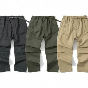 Spring Japanese Sle Work Pants Men's Straight Leg Paratrooper Casual Pure Cotton Wide Leg Pants Zipper ket Utili Trousers - AliExpress Pants