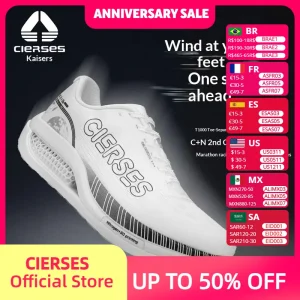 CIEASES C+N 2.0 Men's Professional Marathon Full Carbon Plate Racing Running Shoes with Nitrogen Cushioning and Shock Absorption - AliExpress Sneakers