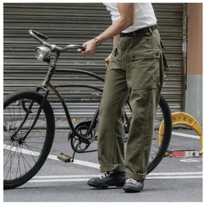Rugged Bronson USMC HBT P-44 Men's Multi-Bag Military Tooling Monkey Long Pants Herringbone Cargo Trousers - AliExpress Pants