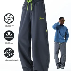 MMOPTOP Men's Casual Straight Leg Pants Loose Fit Comfortable Breathable Wear Resistant Dstring Spor Sle Autumn Wear - AliExpress Pants