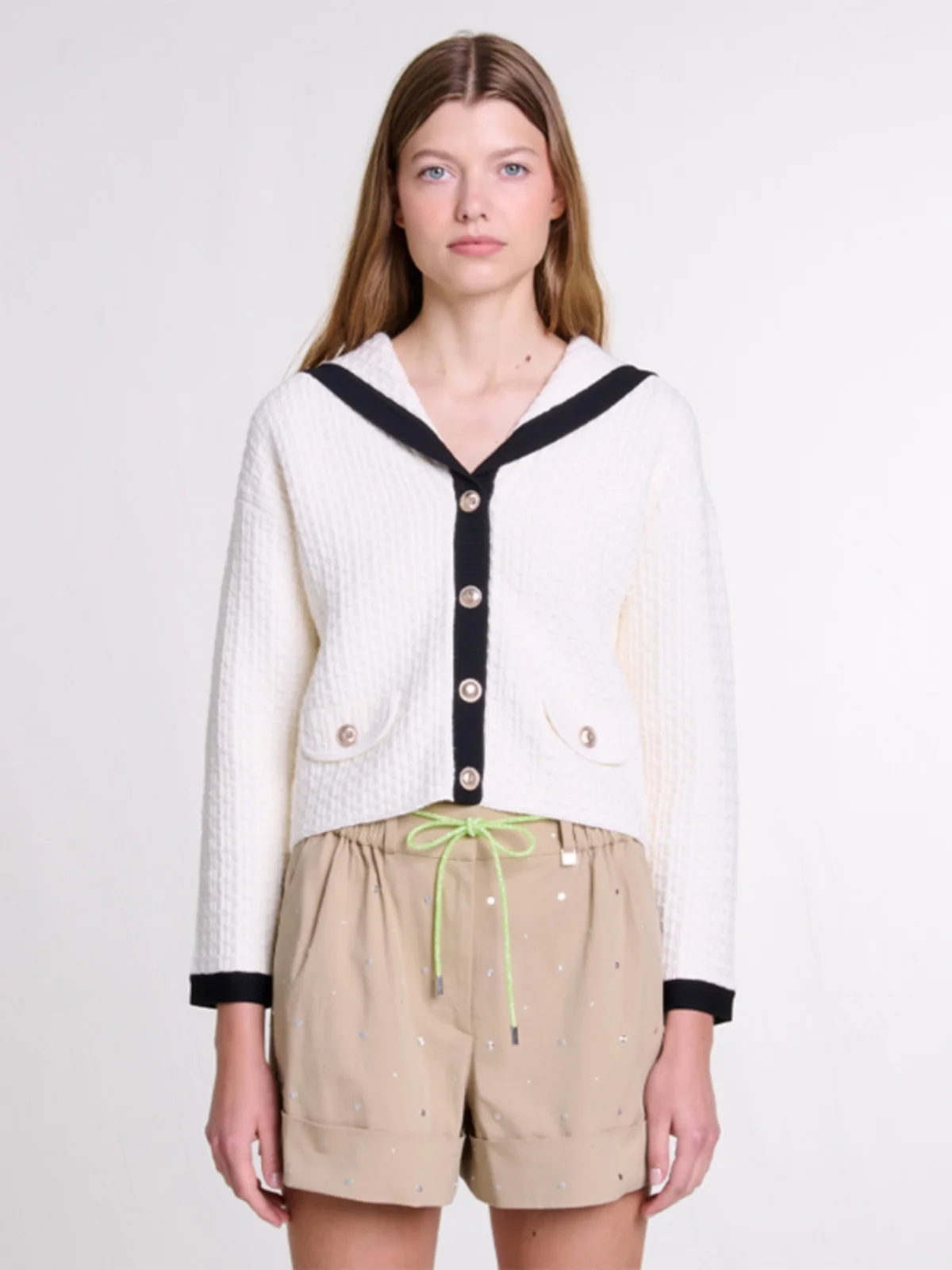 MaSandeM Autumn Winter New Women's College Sle Knitted Open Cardigan Outerwear Color Blo Bla White Sweet Sle Long Sve - AliExpress Sweaters&Jumpers