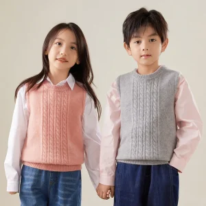 Strict Selection Wool Vest round Neck Sleeveless Jacquard Men's and Women's Same Knitted Vest 24 Autumn and Winter New - AliExpress Sweaters&Jumpers