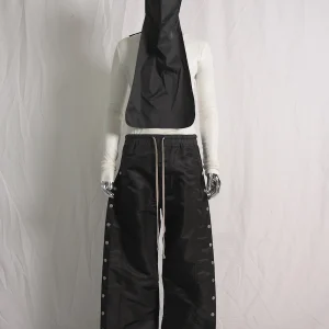k Sle Nylon Straight Leg Casual Pants with Bow Tie Decoration Teenage Faion ow Straight Tube Trousers - AliExpress Pants