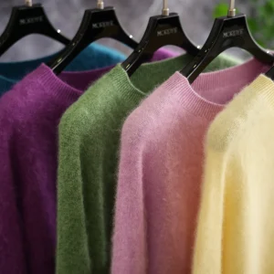 00% Wool Fce Lined Sl Knitwear Candy Colored Base Layer Sweater for Women Commute Sle Soft Warm Long Sve - AliExpress Sweaters&Jumpers